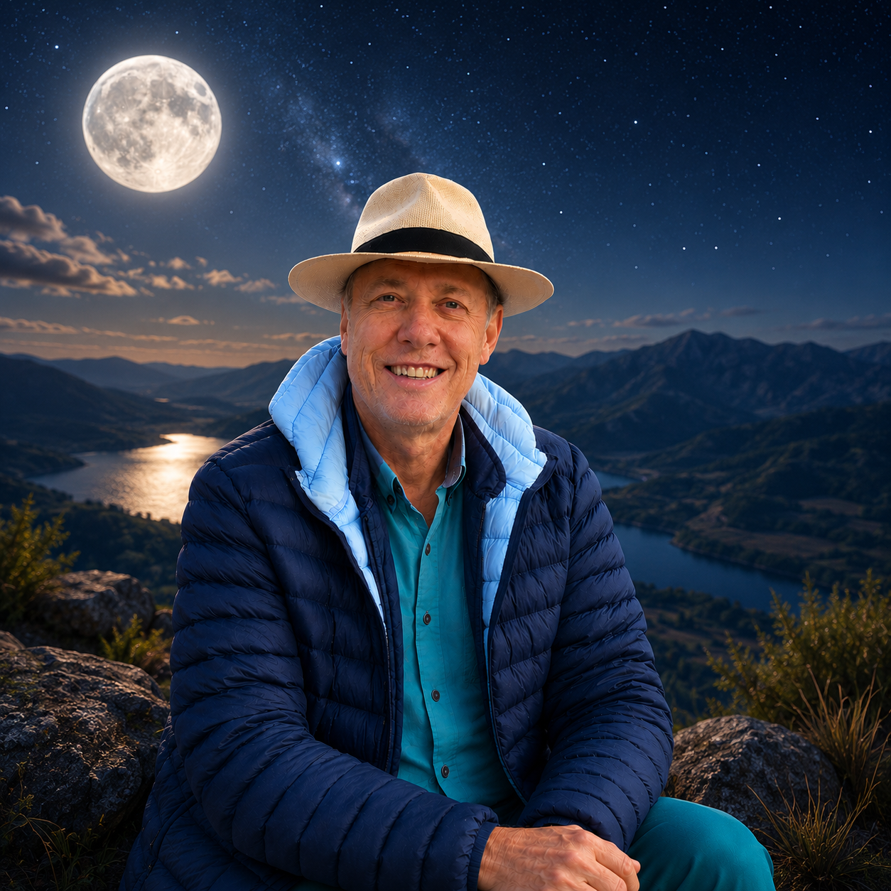 Dr Francois Swart - moon background
